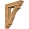 Ekena Millwork Balboa Traditional Rough Sawn Bracket w/ Offset Brace, Western Red Cedar, 8"W x 32"D x 38"H BKT0806X32X38BOA01RWR - alternate 1